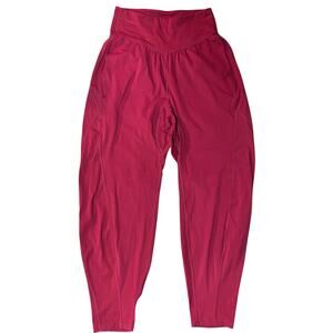 Free People Movement Burgundy Joggers Size Small